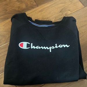 Champion woman’s black sweatshirt size S brand new never worn